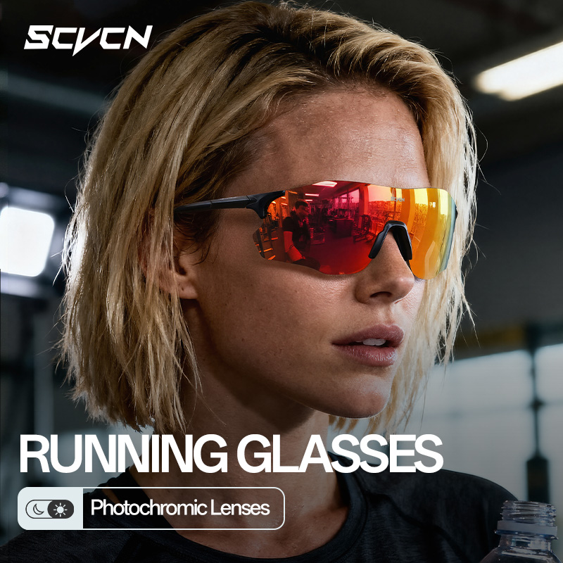 SCVCN Photochromic Rimless Sun - Mountain Biking Sport review and price