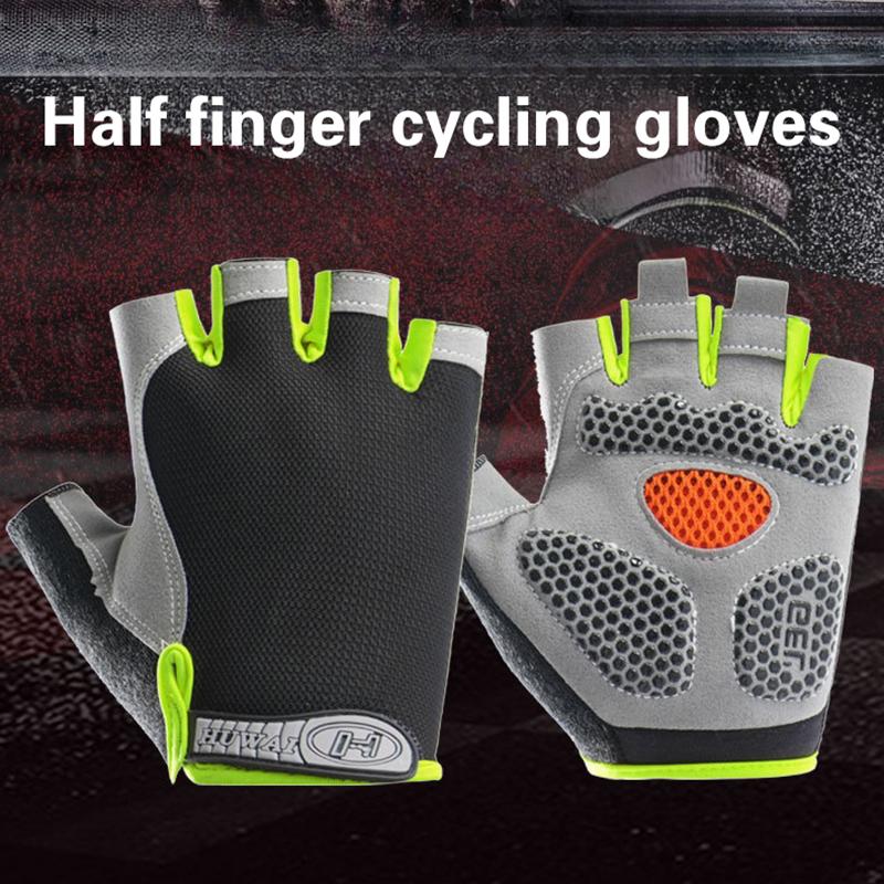 Fingerless Cycling Gloves Anti - Mountain Biking Gloves review and price