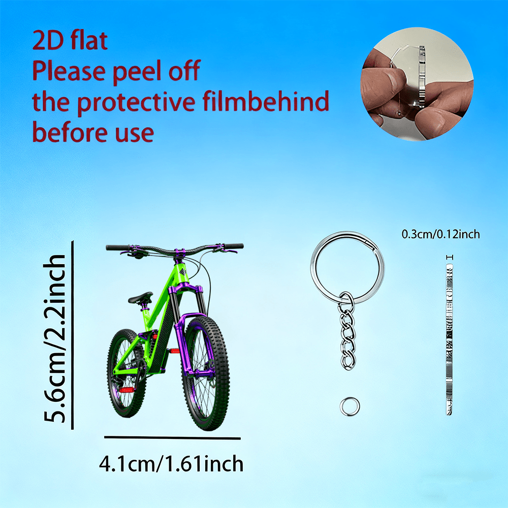 2D Mountain Bike Keychain Vibr - Mountain Biking Holidays review and price