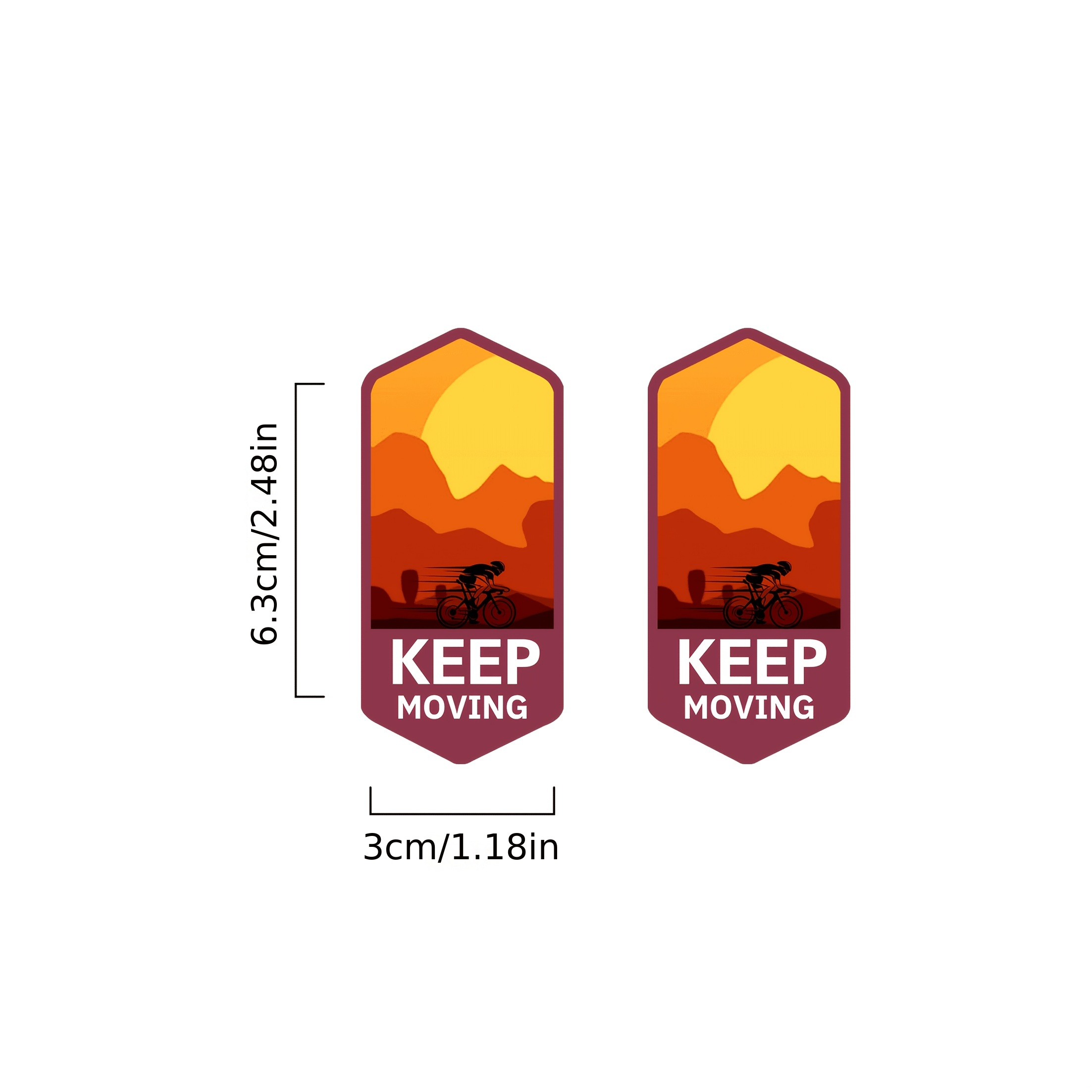 1Pair Keep Moving Mountain Sun - Mountain Biking Holidays review and price