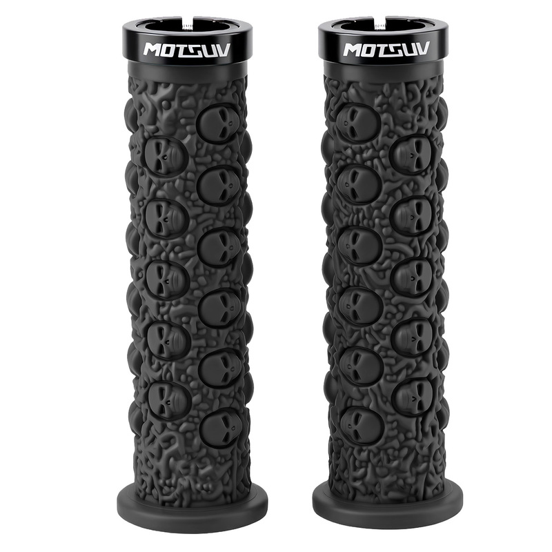 Bicycle Handlebar Grips, Skull - Mountain Biking Gloves review and price