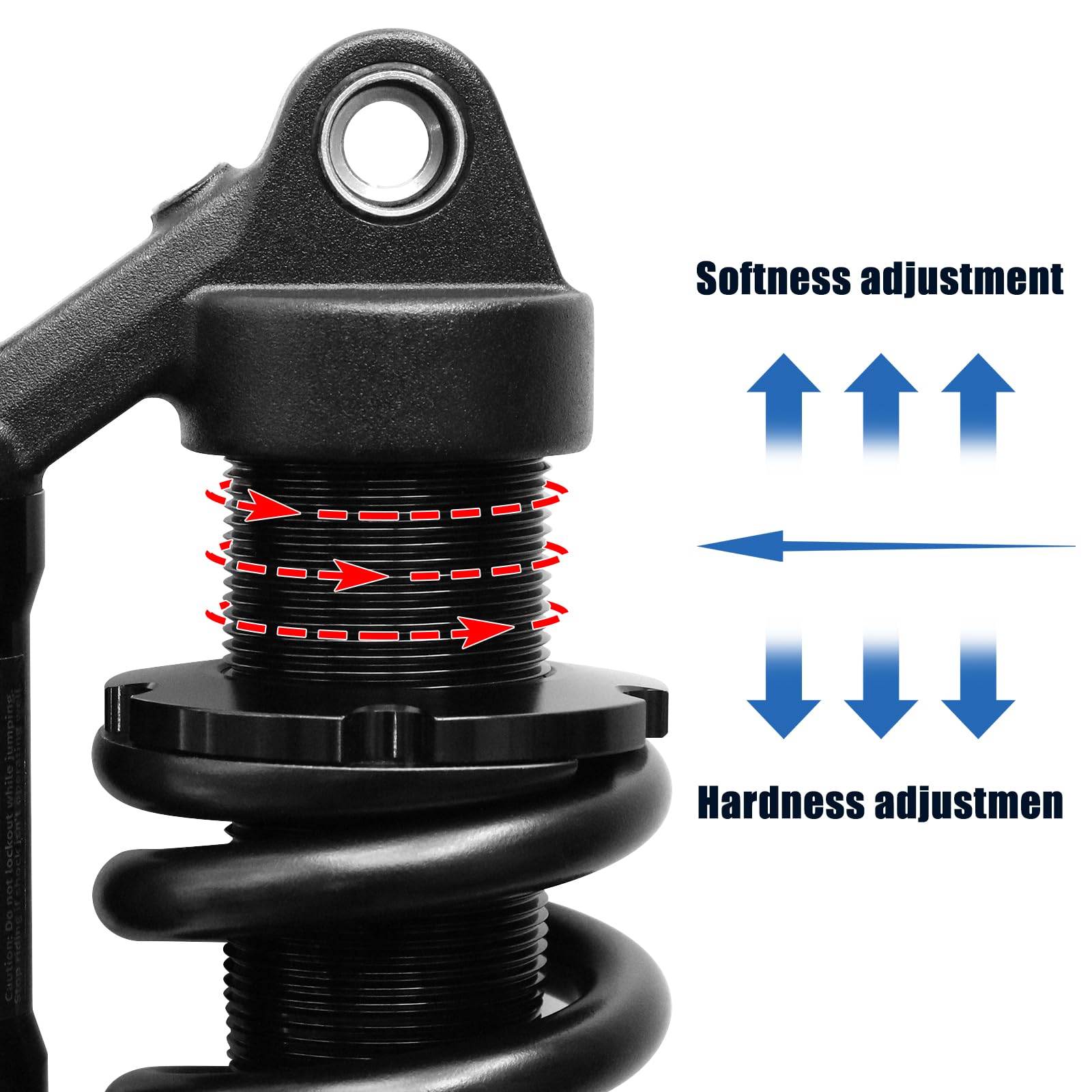 Adjustable Air Coil Rear Shock - Mountain Biking Downhill review and price
