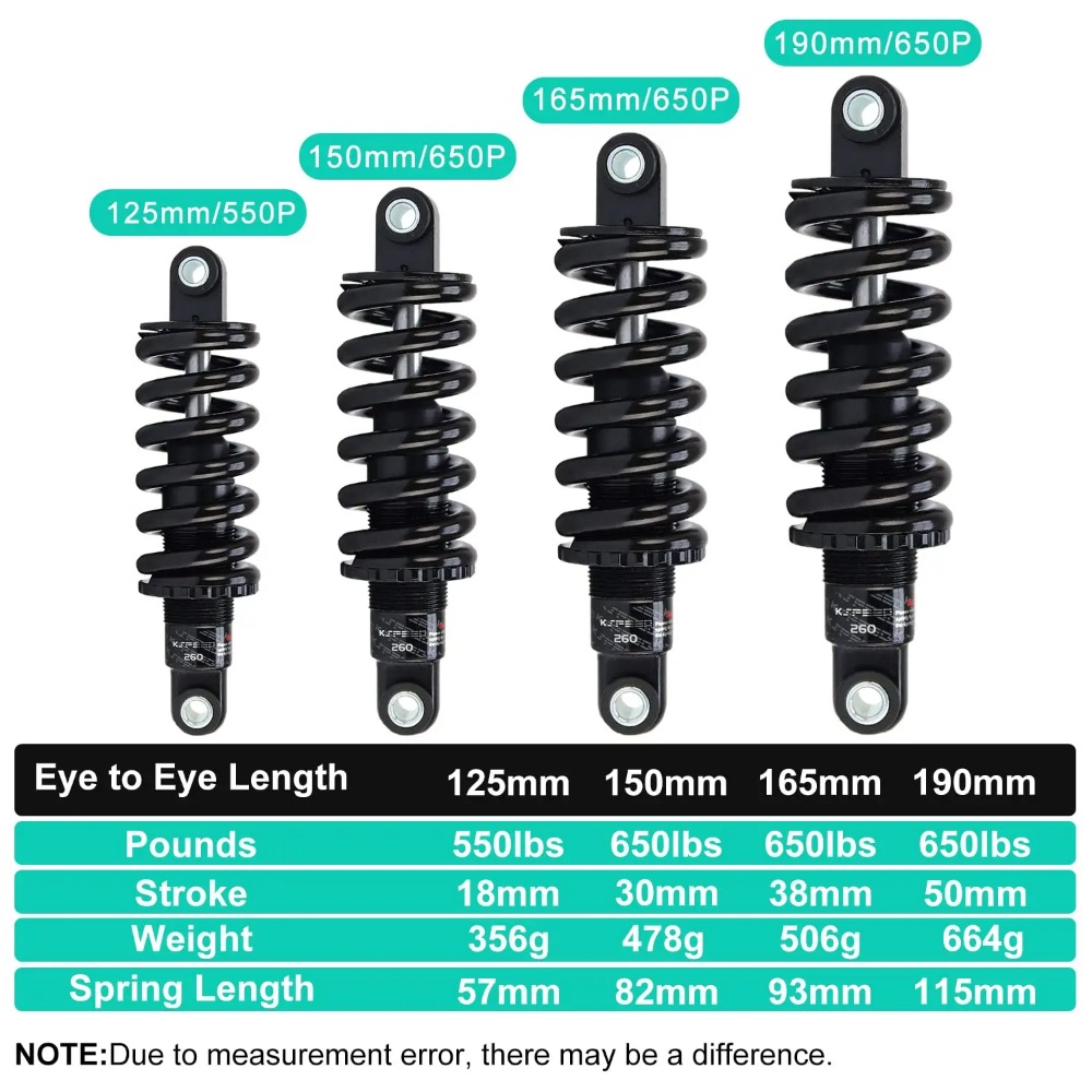 KS-260 Spring Shock Absorber R - Mountain Biking Downhill review and price